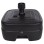 PLASTIC UMBRELLA BASE WITH WHEEL SOLBAS FK6113.02 ANTHRACITE COLOR-FOR POLE 33/50mm 46,5x23,5Hcm.