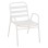 CHAIR PRELUDE FK5970.02 METAL FRAME-ALUMINUM SEAT & BACKREST-WHITE 54x56x79Hcm.