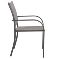 OUTDOOR ARMCHAIR REDAN FK5976.01 GREY METAL-GREY TEXTILENE 56x60x88Hcm. OUTDOOR ARMCHAIR REDAN FK5976.01 GREY METAL-GREY TEXTILENE 56x60x88Hcm.