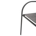 OUTDOOR ARMCHAIR REDAN FK5976.01 GREY METAL-GREY TEXTILENE 56x60x88Hcm. OUTDOOR ARMCHAIR REDAN FK5976.01 GREY METAL-GREY TEXTILENE 56x60x88Hcm.