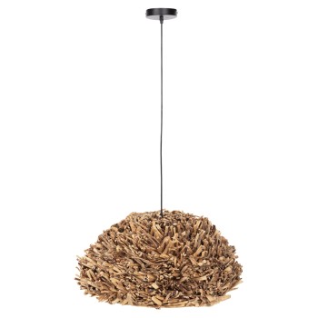 CEILING PENDANT LAMP FK4353 WATER HYACINTH IN NATURAL COLOR Φ62x30-120Hcm.