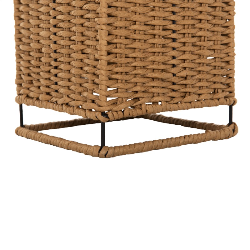 FLOOR STANDING LAMP FK4355 METAL-PAPER ROPE IN SAND BEIGE-BLACK 21x21x119,5Hcm. FLOOR STANDING LAMP FK4355 METAL-PAPER ROPE IN SAND BEIGE-BLACK 21x21x119,5Hcm.