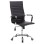MANAGER'S OFFICE CHAIR BOSS FK1059.31 BLACK PU-CHROMED METAL FRAME AND BASE 53x57x109Hcm.