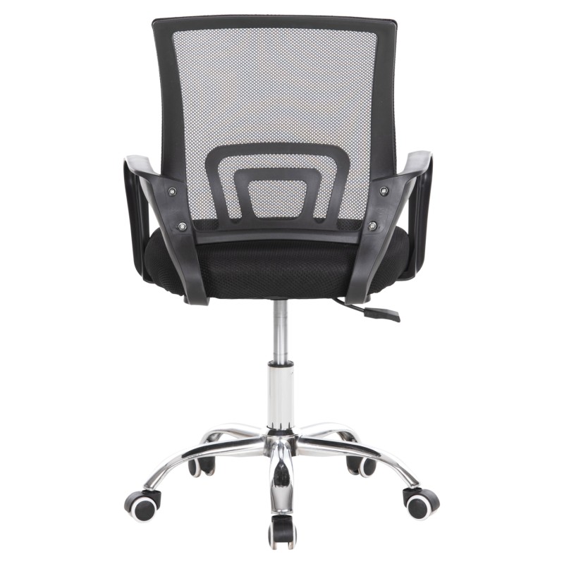 OFFICE CHAIR BRISTONE FK1058.31 CHROMED LEG-BLACK MESH 56x53x93Hcm. OFFICE CHAIR BRISTONE FK1058.31 CHROMED LEG-BLACK MESH 56x53x93Hcm.
