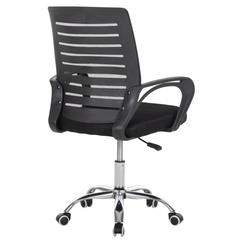 OFFICE CHAIR TRAIL FK1192 BLACK MESH-CHROMED METAL LEG 64x55x98,5Hcm. OFFICE CHAIR TRAIL FK1192 BLACK MESH-CHROMED METAL LEG 64x55x98,5Hcm.