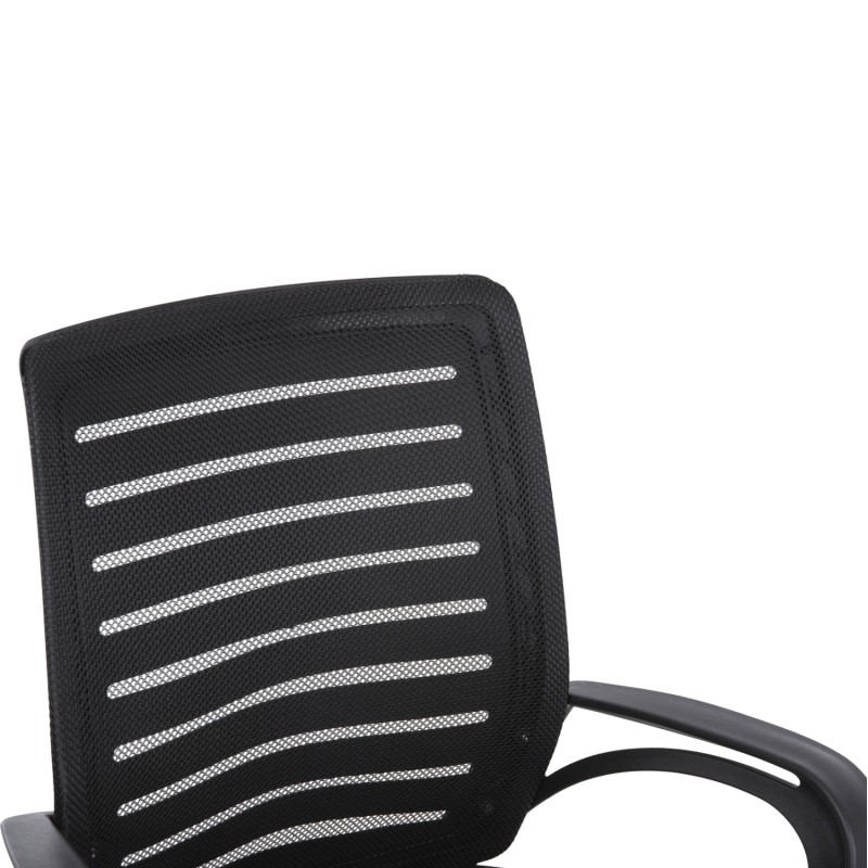 OFFICE CHAIR TRAIL FK1192 BLACK MESH-CHROMED METAL LEG 64x55x98,5Hcm. OFFICE CHAIR TRAIL FK1192 BLACK MESH-CHROMED METAL LEG 64x55x98,5Hcm.