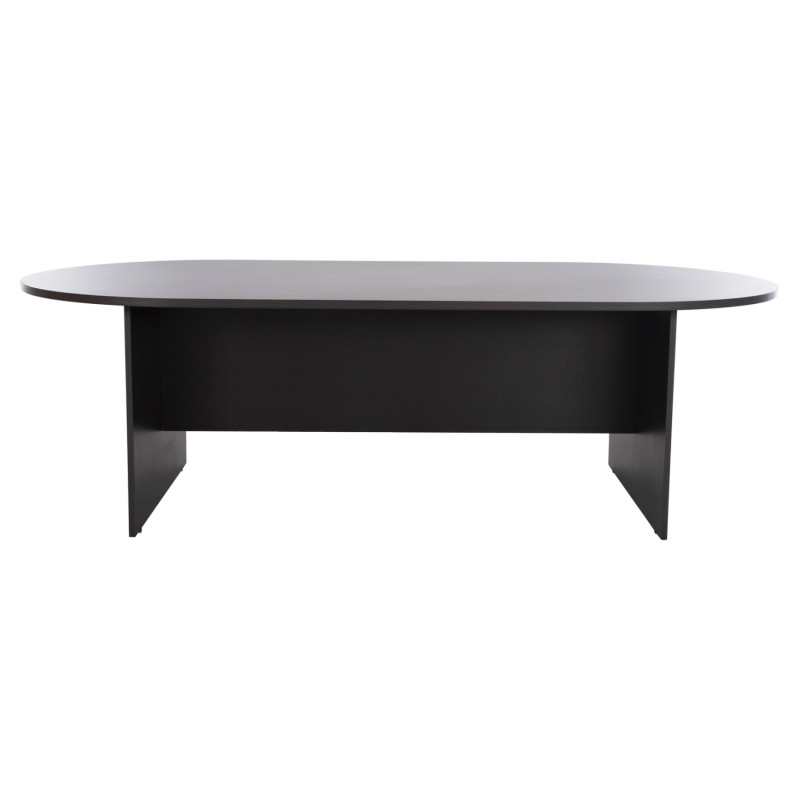 CONFERENCE OVAL DESK SIENNA FK2134.02 MELAMINE IN WENGE 240x120x75Hcm. CONFERENCE OVAL DESK SIENNA FK2134.02 MELAMINE IN WENGE 240x120x75Hcm.
