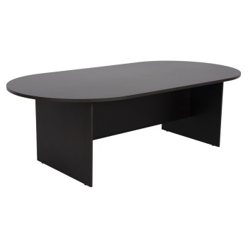CONFERENCE OVAL DESK SIENNA FK2134.02 MELAMINE IN WENGE 240x120x75Hcm.