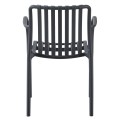 POLYPROPYLENE ARMCHAIR TIPPY FK5940.10 DARK GREY 55x55x81Hcm. POLYPROPYLENE ARMCHAIR TIPPY FK5940.10 DARK GREY 55x55x81Hcm.