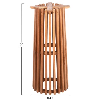 INDOOR BAR STAND BASE/LEGS MED.HEIGHT ROUND FRANTZ FB99857.11 MINDI WOOD IN NATURAL Φ40x90Hcm. INDOOR BAR STAND BASE/LEGS MED.HEIGHT ROUND FRANTZ FB99857.11 MINDI WOOD IN NATURAL Φ40x90Hcm.
