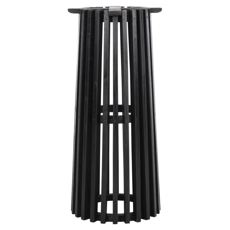 INDOOR BAR STAND BASE/LEGS MED.HEIGHT ROUND FRANTZ FK9857.12 MINDI WOOD IN BLACK Φ40x90Hcm. INDOOR BAR STAND BASE/LEGS MED.HEIGHT ROUND FRANTZ FK9857.12 MINDI WOOD IN BLACK Φ40x90Hcm.