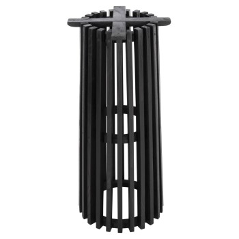 INDOOR BAR STAND BASE/LEGS MED.HEIGHT ROUND FRANTZ FK9857.12 MINDI WOOD IN BLACK Φ40x90Hcm.