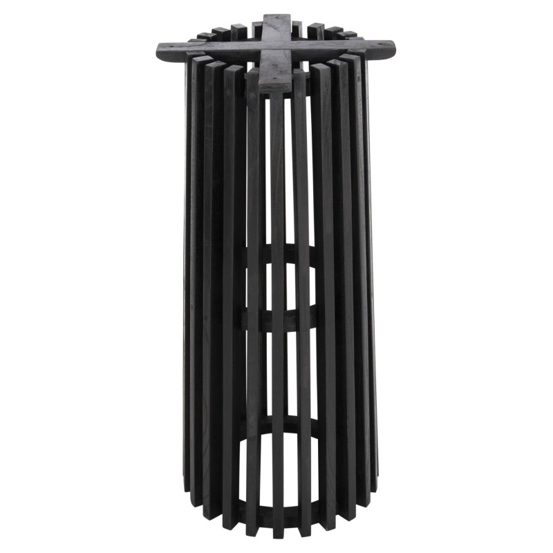 INDOOR BAR STAND BASE/LEGS MED.HEIGHT ROUND FRANTZ FK9857.12 MINDI WOOD IN BLACK Φ40x90Hcm. INDOOR BAR STAND BASE/LEGS MED.HEIGHT ROUND FRANTZ FK9857.12 MINDI WOOD IN BLACK Φ40x90Hcm.