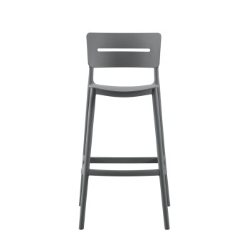 BAR STOOL POLYPROPYLENE SNOD2 FK6100.05 OLIVE GREEN 37,2x50x101,5Hcm.