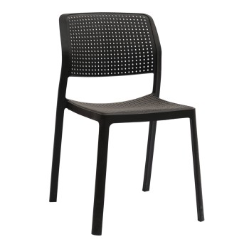 CHAIR OUTDOOR COMFEE FK6101.02 POLYPROPYLENE IN BLACK 41x57x82H cm CHAIR OUTDOOR COMFEE FK6101.02 POLYPROPYLENE IN BLACK 41x57x82H cm