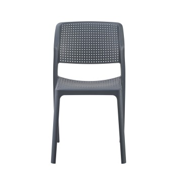 CHAIR OUTDOOR COMFEE FK6101.03 POLYPROPYLENE IN GREY 41x57x82H cm. CHAIR OUTDOOR COMFEE FK6101.03 POLYPROPYLENE IN GREY 41x57x82H cm.