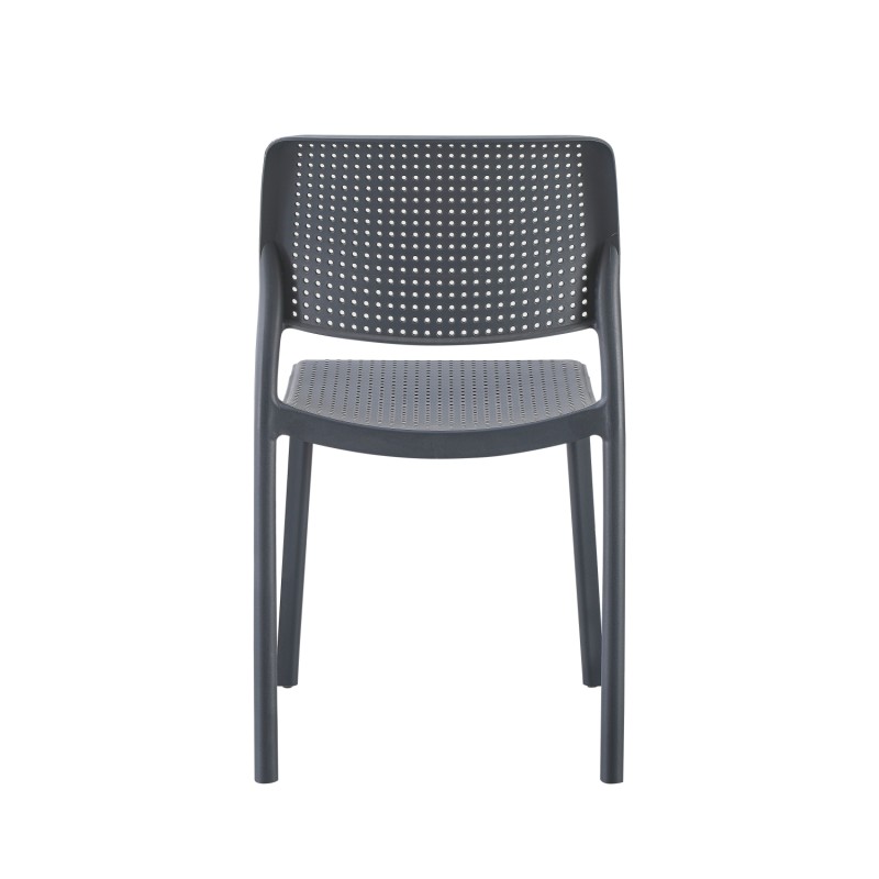 CHAIR OUTDOOR COMFEE FK6101.03 POLYPROPYLENE IN GREY 41x57x82H cm. CHAIR OUTDOOR COMFEE FK6101.03 POLYPROPYLENE IN GREY 41x57x82H cm.