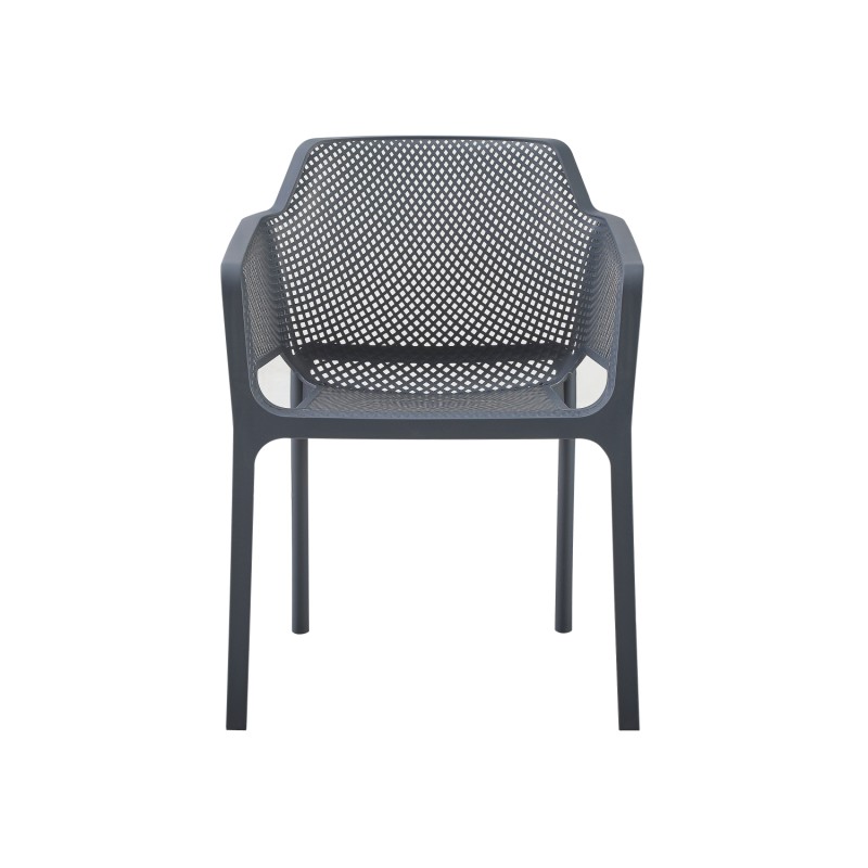 ARMCHAIR POLYPROPYLENE JOHN FK6103.03 GREY 59x58x79.5Hcm. ARMCHAIR POLYPROPYLENE JOHN FK6103.03 GREY 59x58x79.5Hcm.