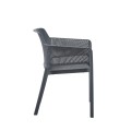 ARMCHAIR POLYPROPYLENE JOHN FK6103.03 GREY 59x58x79.5Hcm. ARMCHAIR POLYPROPYLENE JOHN FK6103.03 GREY 59x58x79.5Hcm.