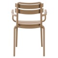 POLYPROPYLENE ARMCHAIR PHILLY FK6123.06 BEIGE 58.5x49x83.5Hcm. POLYPROPYLENE ARMCHAIR PHILLY FK6123.06 BEIGE 58.5x49x83.5Hcm.