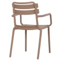 POLYPROPYLENE ARMCHAIR PHILLY FK6123.06 BEIGE 58.5x49x83.5Hcm. POLYPROPYLENE ARMCHAIR PHILLY FK6123.06 BEIGE 58.5x49x83.5Hcm.