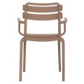 POLYPROPYLENE ARMCHAIR PHILLY FK6123.06 BEIGE 58.5x49x83.5Hcm. POLYPROPYLENE ARMCHAIR PHILLY FK6123.06 BEIGE 58.5x49x83.5Hcm.