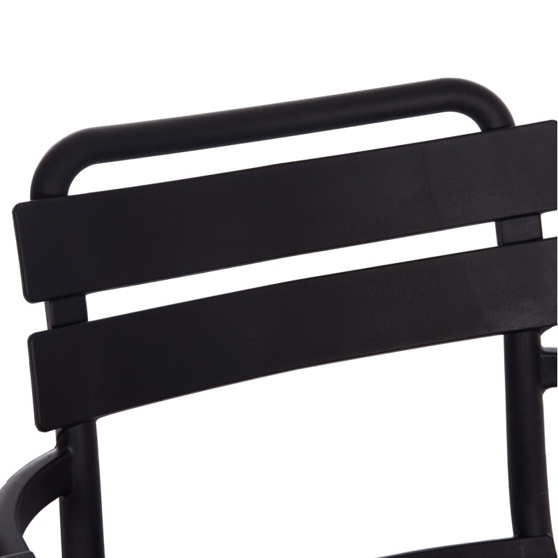 POLYPROPYLENE ARMCHAIR PHILLY FK6123.02 BLACK 58.5x49x83.5Hcm. POLYPROPYLENE ARMCHAIR PHILLY FK6123.02 BLACK 58.5x49x83.5Hcm.