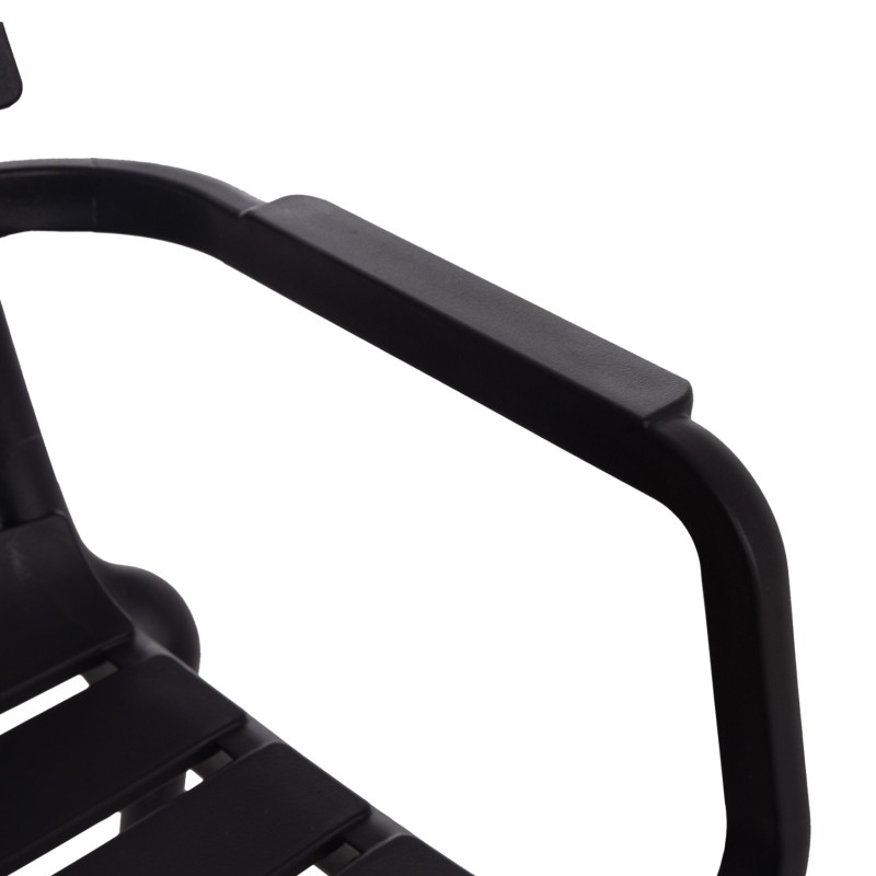 POLYPROPYLENE ARMCHAIR PHILLY FK6123.02 BLACK 58.5x49x83.5Hcm. POLYPROPYLENE ARMCHAIR PHILLY FK6123.02 BLACK 58.5x49x83.5Hcm.