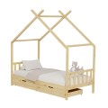 BED FOR KIDS KLARICE FK680.01 t.MONTESSORI-2 DRAWERS- SOLID PINE WOOD IN NATURAL- 190x90cm. BED FOR KIDS KLARICE FK680.01 t.MONTESSORI-2 DRAWERS- SOLID PINE WOOD IN NATURAL- 190x90cm.