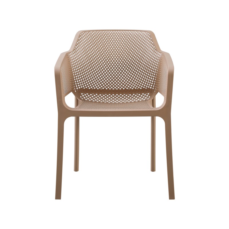 ARMCHAIR POLYPROPYLENE JOHN FK6103.04 CAPPUCCINO 59x58x79.5Hcm. ARMCHAIR POLYPROPYLENE JOHN FK6103.04 CAPPUCCINO 59x58x79.5Hcm.