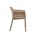 ARMCHAIR POLYPROPYLENE JOHN FK6103.04 CAPPUCCINO 59x58x79.5Hcm. ARMCHAIR POLYPROPYLENE JOHN FK6103.04 CAPPUCCINO 59x58x79.5Hcm.
