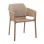 ARMCHAIR POLYPROPYLENE JOHN FK6103.04 CAPPUCCINO 59x58x79.5Hcm.