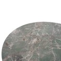 DINING TABLE ROUND ZOD FK9852.03 GREEN MARBLE CERAMIC TOP-BLACK METAL LEGS Φ135x74Hcm.