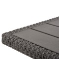 OUTDOOR LOUNGE SET CORNER SOFA&TABLE CARSON FK6078.01 GREY SYNTHETIC RATTAN-CUSHIONS-PS WOOD OUTDOOR LOUNGE SET CORNER SOFA&TABLE CARSON FK6078.01 GREY SYNTHETIC RATTAN-CUSHIONS-PS WOOD