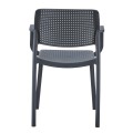 ARMCHAIR OUTDOOR COMFEE FK6102.03 POLYPROPYLENE IN GREY 54x57x83Hcm. ARMCHAIR OUTDOOR COMFEE FK6102.03 POLYPROPYLENE IN GREY 54x57x83Hcm.