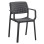 ARMCHAIR OUTDOOR COMFEE FK6102.02 POLYPROPYLENE IN BLACK 54x57x83Hcm.