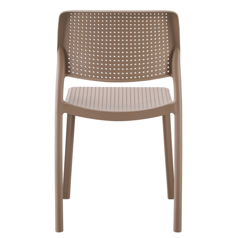 CHAIR OUTDOOR COMFEE FK6101.04 POLYPROPYLENE IN CAPPUCCINO 41x57x82H cm. CHAIR OUTDOOR COMFEE FK6101.04 POLYPROPYLENE IN CAPPUCCINO 41x57x82H cm.