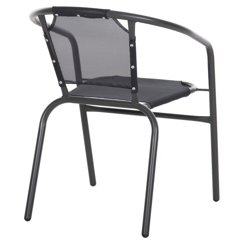 ARMCHAIR OUTDOOR LEDAN FK5977.01 METAL & TEXTILENE IN GREY 55x58x72Hcm. ARMCHAIR OUTDOOR LEDAN FK5977.01 METAL & TEXTILENE IN GREY 55x58x72Hcm.