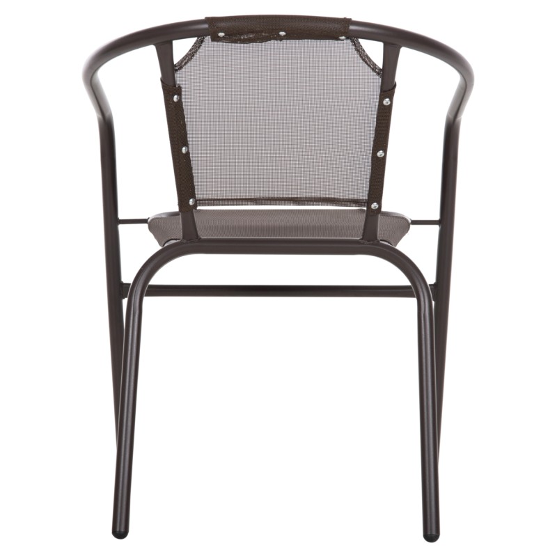 ARMCHAIR OUTDOOR LEDAN FK5977.02 METAL & TEXTILENE IN BROWN 55x58x72Hcm. ARMCHAIR OUTDOOR LEDAN FK5977.02 METAL & TEXTILENE IN BROWN 55x58x72Hcm.
