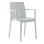 POLYPROPYLENE ARMCHAIR IDA FK6127.01 WHITE 53x50x82Hcm.