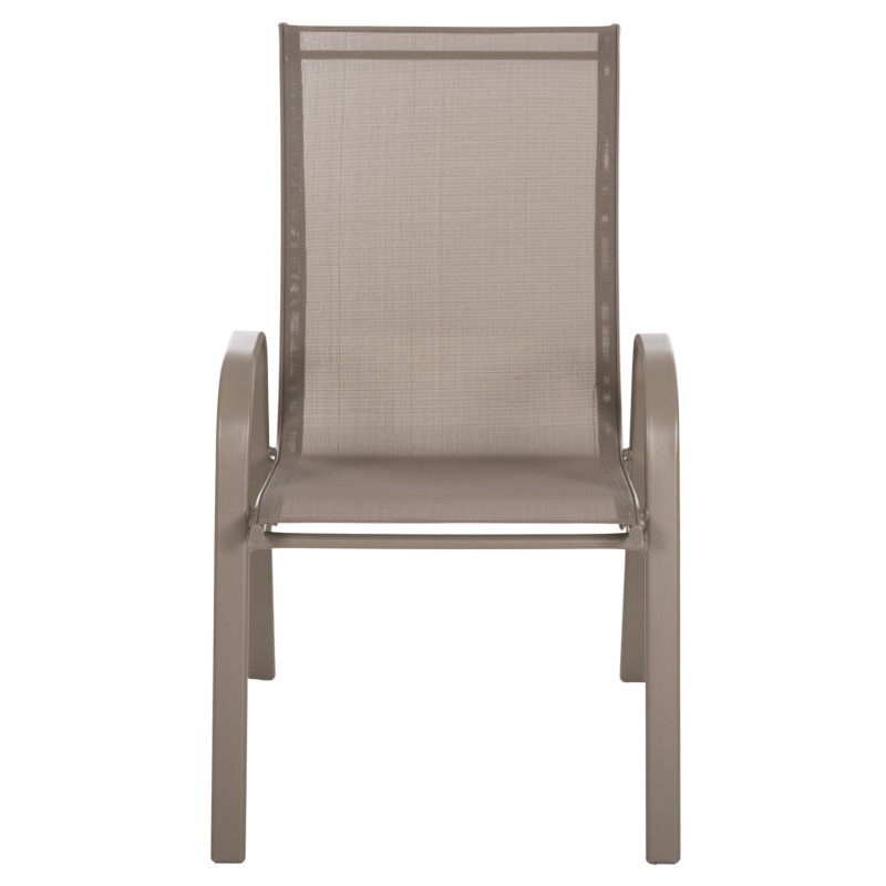 OUTDOOR ARMCHAIR LEON FK5000.04 CHAMPAGNE METAL FRAME-CHAMPAGNE TEXTILENE 54x70x93Hcm. OUTDOOR ARMCHAIR LEON FK5000.04 CHAMPAGNE METAL FRAME-CHAMPAGNE TEXTILENE 54x70x93Hcm.