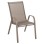 OUTDOOR ARMCHAIR LEON FK5000.04 CHAMPAGNE METAL FRAME-CHAMPAGNE TEXTILENE 54x70x93Hcm.