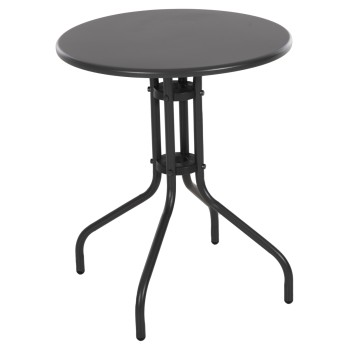 OUTDOOR ROUND TABLE LINO FK5973.01 METALLIC IN GREY Φ60x70Hcm.
