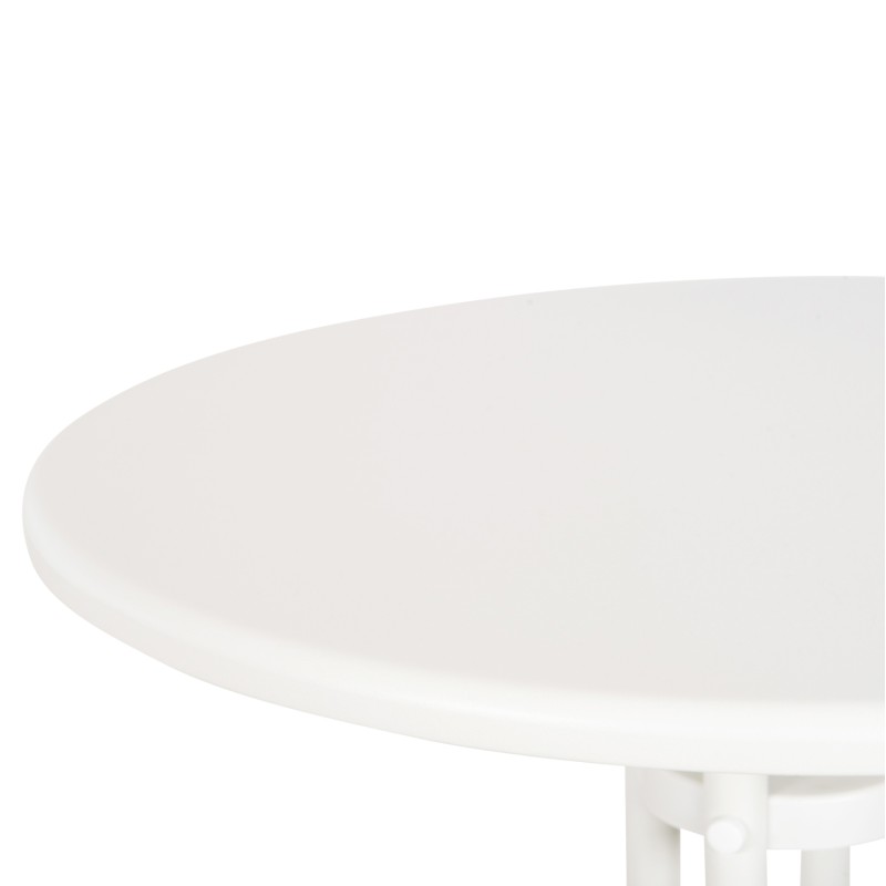 OUTDOOR ROUND TABLE LINO FK5973.02 METALLIC IN WHITE Φ60x70Hcm. OUTDOOR ROUND TABLE LINO FK5973.02 METALLIC IN WHITE Φ60x70Hcm.