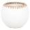 DECORATIVE VASE FK4375 TERRACOTTA IN WHITE WITH STRAW WEAVING ON THE RIM Φ29x23Hcm.