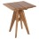 OUTDOOR SQUARE DINING TABLE LEO FK9860.11 TEAK WOOD 60x60x75Hcm.