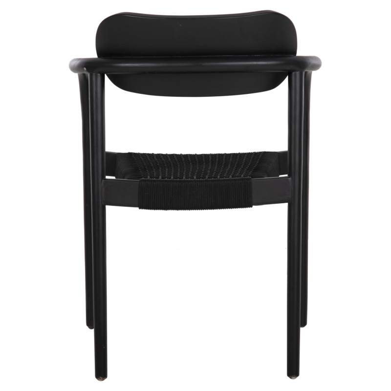 ARMCHAIR OSLO FK9636.12 TEAK WOOD & ROPE--B'RATED 55x54x80Hcm. ARMCHAIR OSLO FK9636.12 TEAK WOOD & ROPE--B'RATED 55x54x80Hcm.