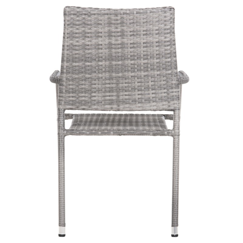 ARMCHAIR OUTDOOR MORNER FK6074.02 METAL-GREY WICKER 55x58x87H. ARMCHAIR OUTDOOR MORNER FK6074.02 METAL-GREY WICKER 55x58x87H.