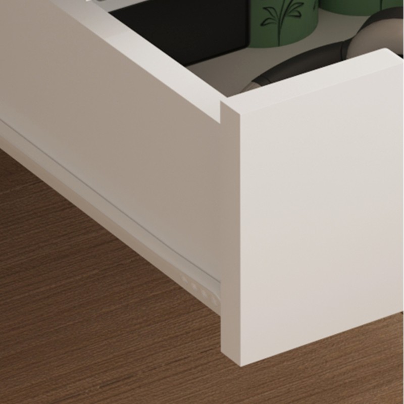 BEDSIDE STAND DINKL FK2472.04 MELAMINE-2 DRAWERS IN SONAMA-WHITE 29,7x29,7x45Hcm. BEDSIDE STAND DINKL FK2472.04 MELAMINE-2 DRAWERS IN SONAMA-WHITE 29,7x29,7x45Hcm.