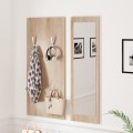 ENTRYWAY SET WITH MIRROR VERN FK2476.04 MELAMINE IN SONAMA-WHITE 80x27x175Hcm. ENTRYWAY SET WITH MIRROR VERN FK2476.04 MELAMINE IN SONAMA-WHITE 80x27x175Hcm.